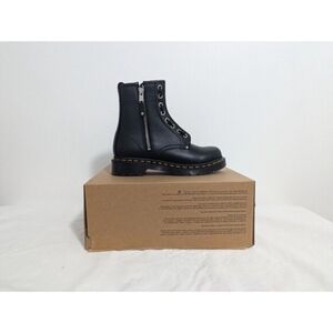 Dr. Martens Twin Zip Wanama Boot Women's Size 6 Grunge Motorcycle Combat Style